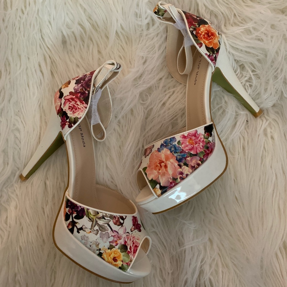 Open toe heels